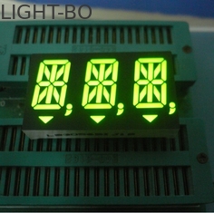Affichage à LED Alphanumérique vert de segment du Triple-chiffre 14 pour le tableau de bord 14.2mm