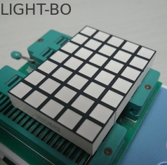 Matrice de points carré a mené l'affichage, affichage de fonctionnement de matrice de points 5x7 LED