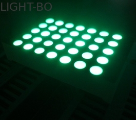 Affichage matriciel blanc/rouge/bleu/vert de LED du rond 5 x 7 pour la publicité