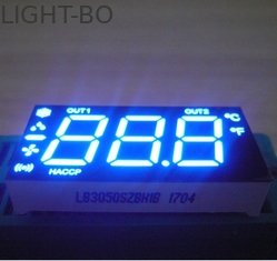 Affichage à LED Fait sur commande de couleur bleue, affichage à LED Triple de segment du chiffre 7 pour le réfrigérateur