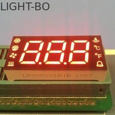 L'affichage à LED fait sur commande de GV, Affichage de segment multi de la couleur 7 pour l'humidité de la température dégivrent