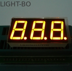 Anode commune d'affichage à LED De segment de la polarité 3digit 7 de CC/CA dimension externe de 37,6 x de 19mm