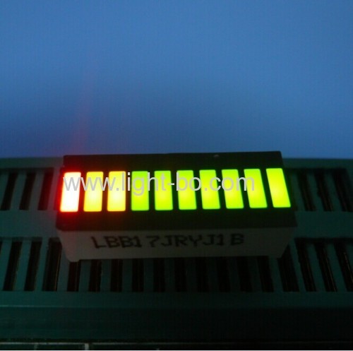 Rangée superbe vert clair/du rouge 10 segment LED de guide optique de Gradh pour le tableau de bord