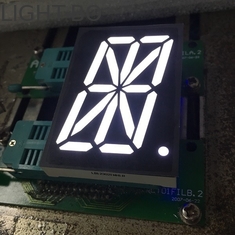 Affichage à LED pur de segment du blanc 16 pour des produits de multimédia d'indicateurs de Digital