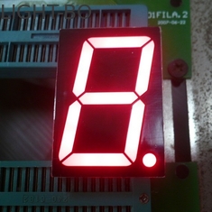 Affichage à LED à segment super rouge à anode commune de 2,3 pouces à un seul chiffre