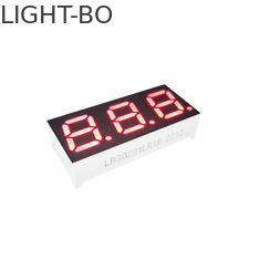 Ultra rouge brillant 3 chiffres 7 segments affichage LED 0,28 pouces cathode commune pour les petits appareils ménagers