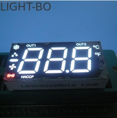 Affichage à LED Triple multiplexé de segment du chiffre sept ultra blanc pour contrôle de chauffage/de refroidissement
