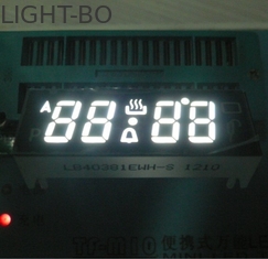 Affichage à LED fait sur commande de Pin de /SMD d'IMMERSION, blanc pur commun d'affichage de segment de la cathode 7