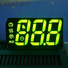 Chiffre 0,67&quot; du vert 3 segment fait sur commande de l'affichage à LED 7 pour le refroidissement