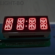 4 rouge lumineux alphanumérique d'affichage à LED de segment du chiffre 7 pour le tableau de bord