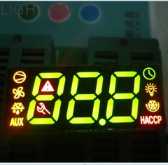 Affichage à LED Fait sur commande de contrôle de réfrigérateur, 3 lumineux superbes d'affichage menés par segment du chiffre 7