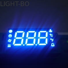 L'affichage à LED de segment de la coutume 7 pour l'humidité de la température dégivrent l'indicateur de fan de compresseur