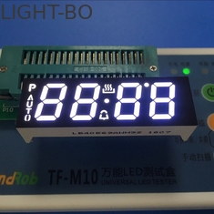 Affichage à LED Ultra blanc de coutume, 4 anode commune d'affichage de segment du chiffre sept pour la minuterie de four