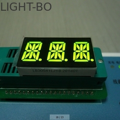 Pouces polychrome triple ambre superbe d'affichage à LED de segment du chiffre 14 0,56 pour l'indicateur de Digital