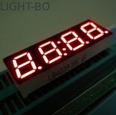 Interprétation élevée d'écurie d'intensité lumineuse d'affichage d'horloge du segment LED du chiffre sept de 0,8 pouces 4