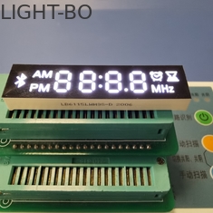 Ultra adapté aux besoins du client module d'affichage à LED de segment du chiffre 7 du blanc 4 pour le haut-parleur/radio de Bluetooth