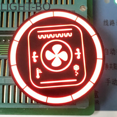 Le rond a adapté l'affichage à LED aux besoins du client de 7 segments pour le contrôle de température