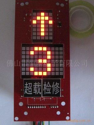 Un bon prix. Display LED à cathode commune 3 mm à matrice rouge à LED pour ascenseur en ligne