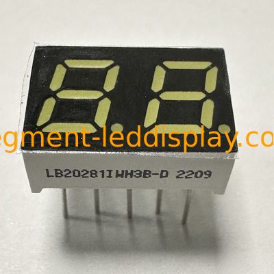 Un bon prix. Affichage LED 7 segments à 2 chiffres, blanc super brillant, anode commune pour appareils électroménagers en ligne