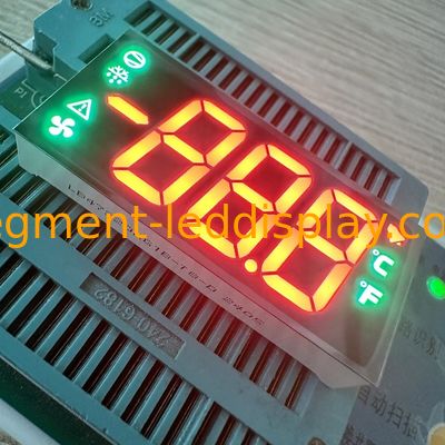 Un bon prix. Écran LED rouge/vert pur 7 segments cathode commune de 17 mm pour les systèmes de réfrigération numériques en ligne