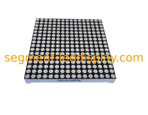 Un bon prix. Écran d'affichage LED matriciel 16 x 16 points rouge super brillant 3 mm, cathode de ligne, anode de colonne en ligne