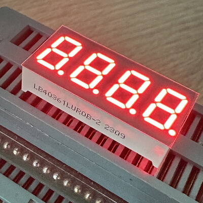 Un bon prix. Ultra Bright Red 0.36 inch 4 Digit 7 Segment LED Display Common Cathode for Electronics en ligne