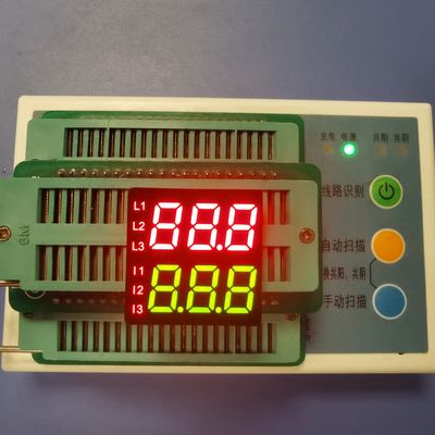 Un bon prix. Double chiffre de la couleur 3 de l'affichage à LED de segment de la taille 7 de la rangée 8.6mm deux en ligne