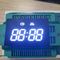 Concevez l'affichage en fonction du client d'horloge du chiffre LED du blanc 4 de coût bas ultra pour le contrôle de minuterie de four