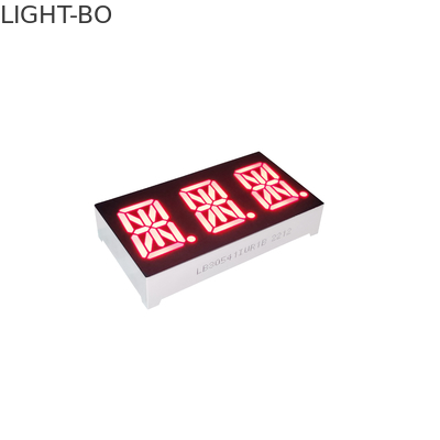 Anode commune triple rouge superbe d'affichage à LED de segment du chiffre 0.54inch 14 pour le tableau de bord