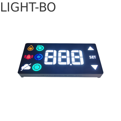 3 taille commune du bouton 17.7mm de contact d'anode d'affichage à LED de segment du chiffre sept