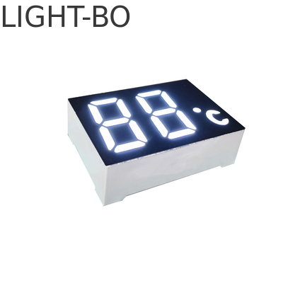 2 intensité lumineuse ultra lumineuse de la couleur 120-140mcd du blanc LED d'affichage à LED De segment du chiffre 7
