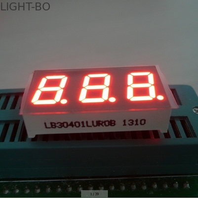 Un bon prix. Affichage numérique triple du segment LED Du chiffre 7 pour l'indicateur de tableau de bord 0,40 pouces en ligne
