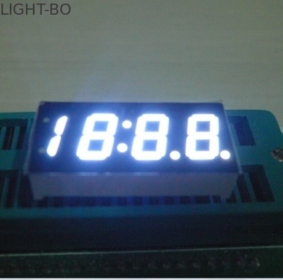 Un bon prix. 4 affichages à LED Numériques lumineux blancs de segment de chiffres 7 pour l'indicateur d'horloge de voiture en ligne
