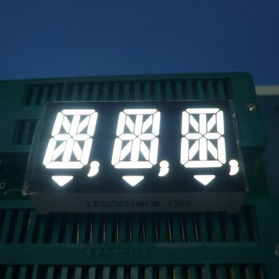 Un bon prix. Affichage LED à 14 segments à trois chiffres blancs avec hauteur de caractère de 14,2 mm et anode/cathode commune pour les indicateurs numériques en ligne