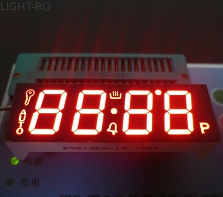 Segment fait sur commande du chiffre 7 de l'affichage à LED 4 pour le blanc vert-bleu rouge de couleur de Cotrol de minuterie de four