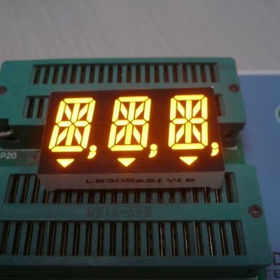 Un bon prix. 0.56 pouces 3 chiffres 14 segments affichage LED Super Amber pour indicateur numérique en ligne