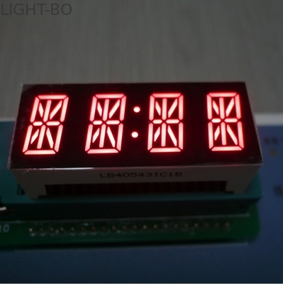 Un bon prix. 4 rouge lumineux alphanumérique d'affichage à LED de segment du chiffre 7 pour le tableau de bord en ligne