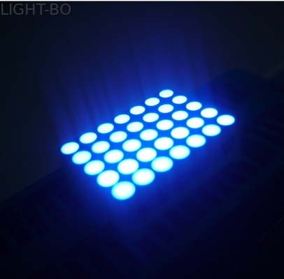 matrice de points lumineux bleu 5x7 a mené l'angle de visualisation large d'affichage pour l'écran de publicité extérieure d'intérieur et