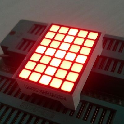 Un bon prix. Affichage LED matriciel rouge Ultra lumineux 5x7, rangée de 22x30x10mm, Anode de colonne cathodique pour indicateur de sol élévateur en ligne
