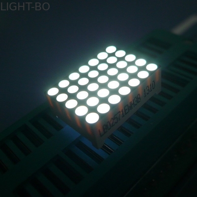 Haut écran flexible lumineux de l'affichage LED de matrice de points de 0.7inch 5*7 pour la table des messages