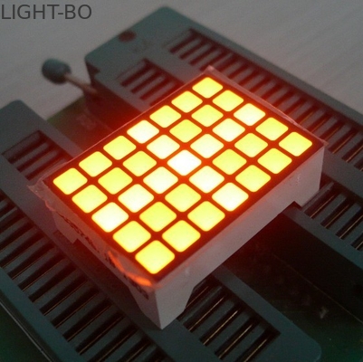 Jaunissez l'écran carré de 14 bornes LED Matrix, 5x7 LED Matrix imperméable