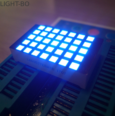 Ultra bleu 5X7 matrice de points 3Mm a mené la cathode de rangée d'affichage pour l'indicateur de position d'ascenseur