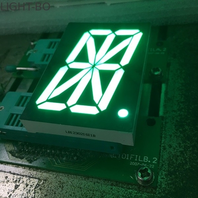 Affichage à LED Simple vert pur de segment du chiffre 16 pour le panneau de lecture numérique