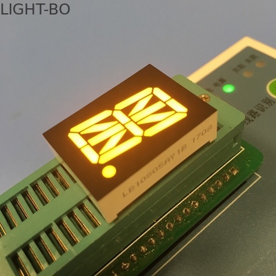 Affichage de segment superbe de l'ambre LED seize 0,8 pouces pour le contrôle d'automation