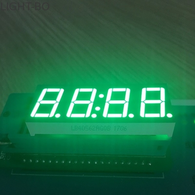 Le segment pur du chiffre 7 du vert 4 a mené l'affichage d'horloge anode commune de 0,56 pouces pour le tableau de bord