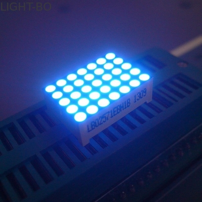 Le bon jaune d'affichage de matrice de points de LED de la cohérence 5 x 7 segmente le visage noir