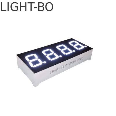 Ultra rouge brillant 1,5ch Segment blanc à anode commune 5V à travers trou 16 Segment d'affichage LED
