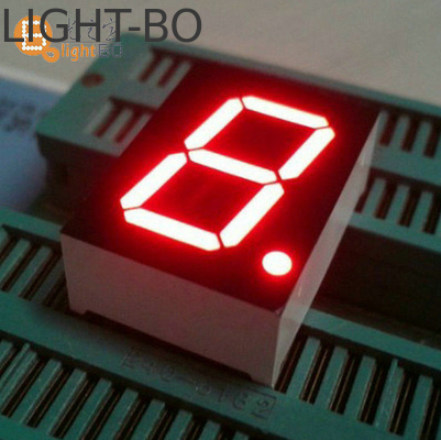 Un bon prix. Affichage à LED à 7 segments à un chiffre 0,8 pouce Couleur rouge cathodique en ligne