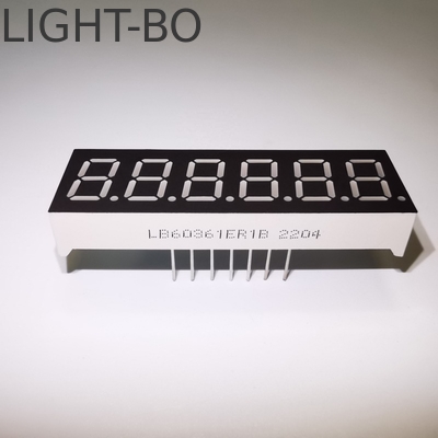 Corps en plastique affichage LED rouge brillant avec 14,2 mm de hauteur de caractère