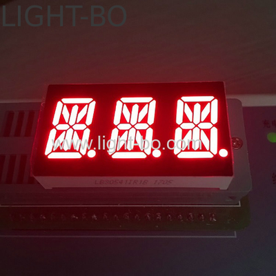 Un bon prix. Anode d'affichage LED à trois chiffres de 0,54 pouces rouge 14 segments pour l'industrie en ligne